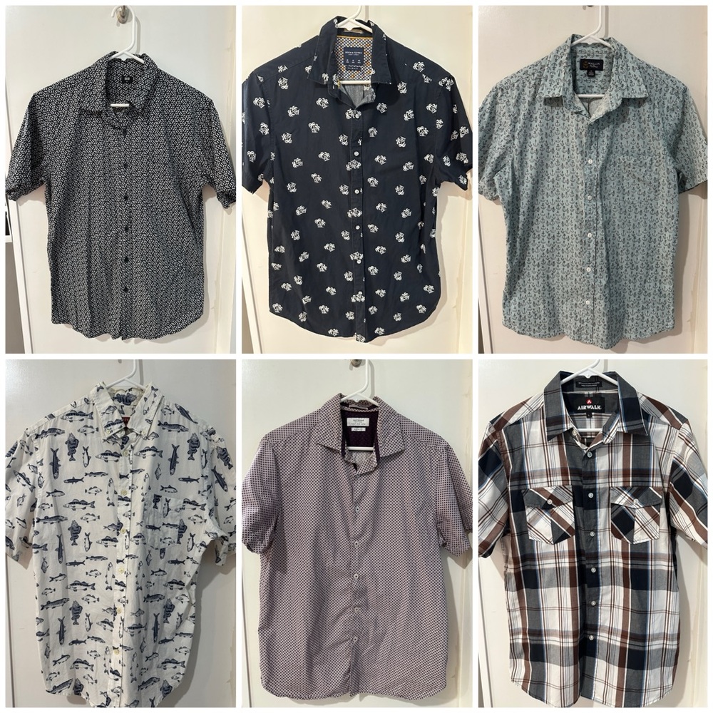 Men's Patterned Short Sleeve Shirt Collection